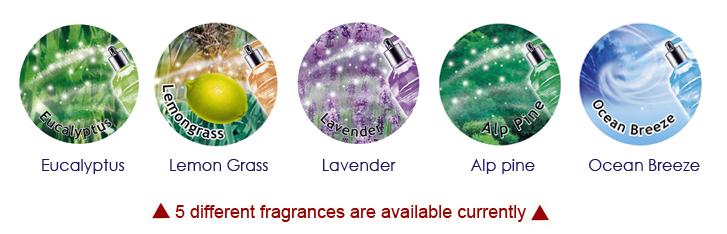 5 different fragrances are available currently 5 different fragrances are available currently