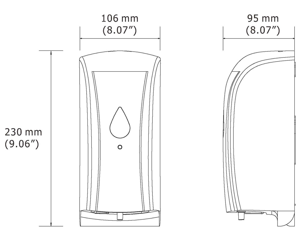 HK SSD Auto Multi-Function Soap Dispenser (500ml) Specification